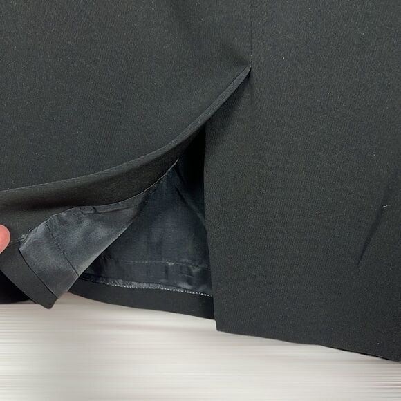 NWT Vintage Anne Klein Dress Black Shift Long Sleeve - Picture 10 of 15